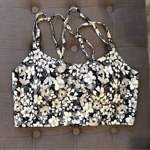 Aerie floral sports bra